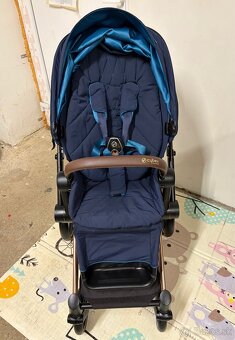 Kočík Cybex Priam Rosegold Nautical Blue - Trojkombinácia - 7