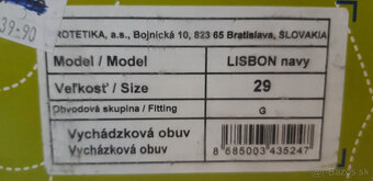 Detské topánky - Protetika LISBON NAVY 29 - 7