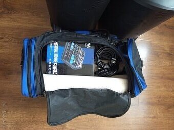 2x stĺpový systém "BEHRINGER C210" + mixpult "DNA MIX 4U - 7