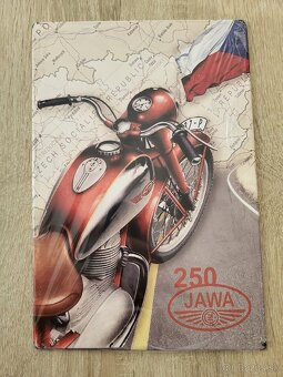 Retro plechové cedule JAWA - 7