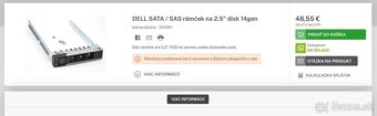 4× Dell DXD9H rámček – hot‑swap pre 2.5″ disky do servera - 7