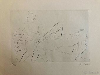 E. Nevan - Odpočívající tanečnice (12 grafík), 1946 - 7