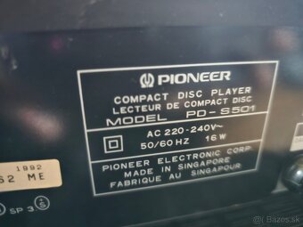 Pioneer PD-S501 cd prehrávač - 7