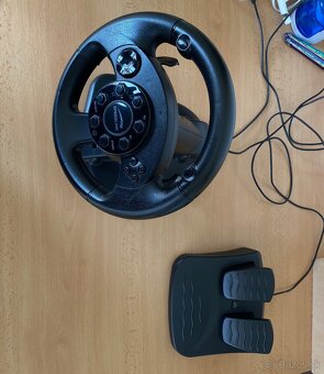 Ps3 slim s volantom , move ovládačmi - 7