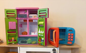 Detska drevena kuchynka Ikea s bohatym vybavenim, BA - 7