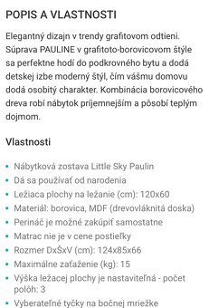 Detská postieľka Little Sky - 7
