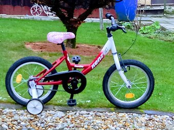 Detský bicykel s pomocnými kolieskami-Kenzel - 7
