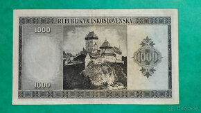Bankovka 1000 Kčs 1945 neperforovaná - 7