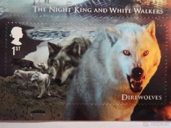 Limitovaná edicia Game of Thrones. Sada 15ks znamky - 7