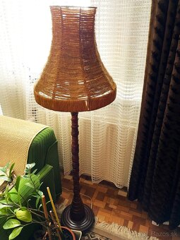 Drevená naturálna lampa - 7