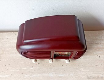 Art Deco starožitné rádio Talisman, krásný stav, funkční - 7