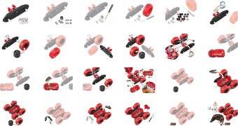 Adventný kalendár kaskadérske auto carrera - 7