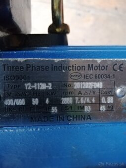 Elektromotor 4kw, 2880 ot /min, 400V - 7