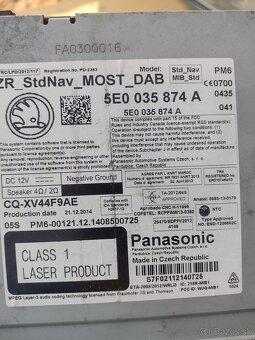 Autorádio -Navigacia Octavia 3 - 7