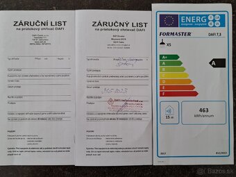 Prietokový ohrievač vody - Dafi sprcha chrom 7,3 kW - nový - 7