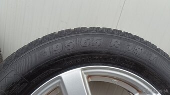 Sada elektrónov VW s pneu Semperit 195/65 R15 - 7