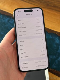 iPhone 16 128gb Black originalny stav - 7