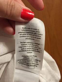 NOVÉ BALENCIAGA white pánske tričko L - 7