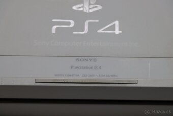 PS4 CUH-1116A biela + biely ovládač + káble - 7