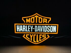 Harley Davidson LED Logo lampa - 7