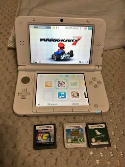 Nintendo 3DS XL White – Super Mario Kart edícia - 7