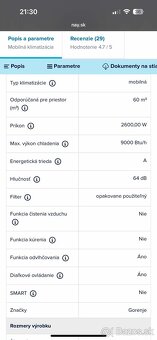 Prenosná klimatizácia Gorenje - 7