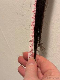 Hnedé panenské ruské vlasy - 55cm - 7