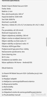 Xiaomi robot vacuum X20+ - 7