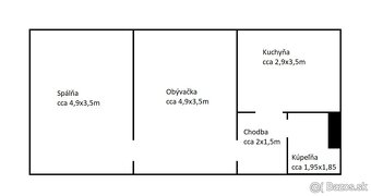 2 Izbový byt, 51m2, Popradská, Košice-Terasa - 7