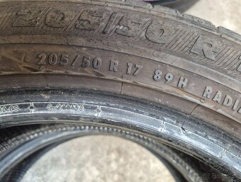 205/50 r17 letné 2 ks SEMPERIT dezén 6,5 mm - 7