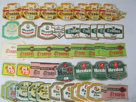 pivní pivné etikety pivovar Trnava 206ks 1974-2003 - 7