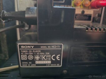 Sony HCD-T1 mikroveža + aktívne repro SA-N1 - 7