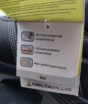 Delta Plus JUMMPER3 S3 FUR pracovná obuv - 44(29,1cm) - 7