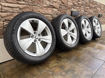 ALU DISKY SKODA TRITON 5x112 R17 + ZIMNÉ PNEU 215/55 R17 - 7