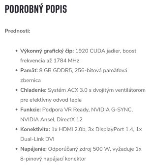 NVIDIA GeForce GTX 1070 - 7