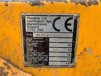 Thwaites cv32 7nq Mini dumper - 7