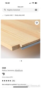 Policová zostáva Ikea Ivar - 7