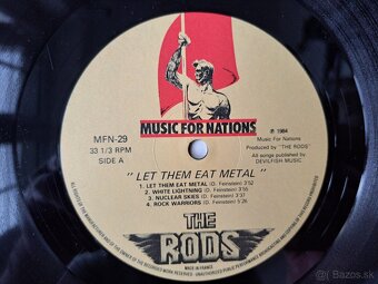 Lp THE RODS - Let Them Eat Metal - 7
