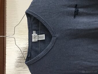 CALVIN KLEIN originál modre pánske tricko XL - 7