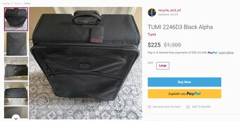 Predam cestovny kufor TUMI - 7