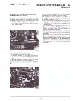 dielenská  príručka SEAT TOLEDO 1991 -, 3. zväzok - 7