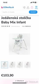 Jedalenska stolička Baby Mix Infant - 7