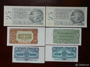 Československé UNC bankovky a iné - 7