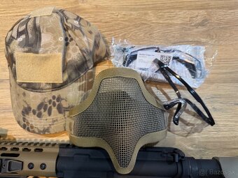 Airsoft M4 zbraň + výbava / army green style - 7