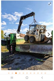Traktorbager minibager kladivo hydraulicka ruka kontajner - 7