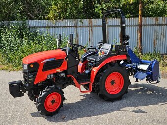 Malotraktor, traktor RHINO 25 HP, pluh 1/20, rotavátor 105 - 7