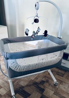 Postielka Cam Cullami + monitor dychu Nanny a príslušenstvo - 7
