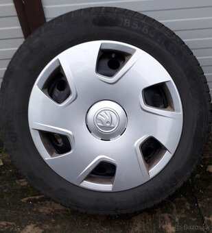 Škoda Rapid, Fabia - 5x100 zimné komplety - 185/60 R15 - 7