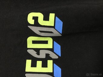 DSQUARED2 originál black pánske tricko L/XL - 7