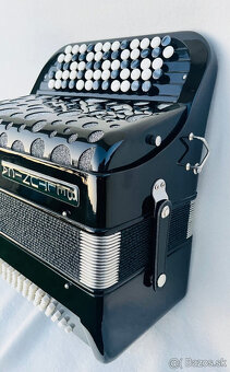 Predám nový akordeón Beltunica- chromaticky B Griff -72 BASO - 7